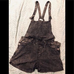 Overall Shorts (very soft, thin jean)
